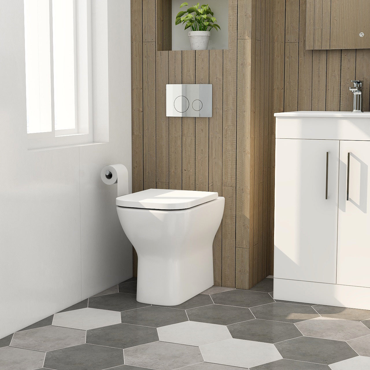 Quadro Back to wall pan