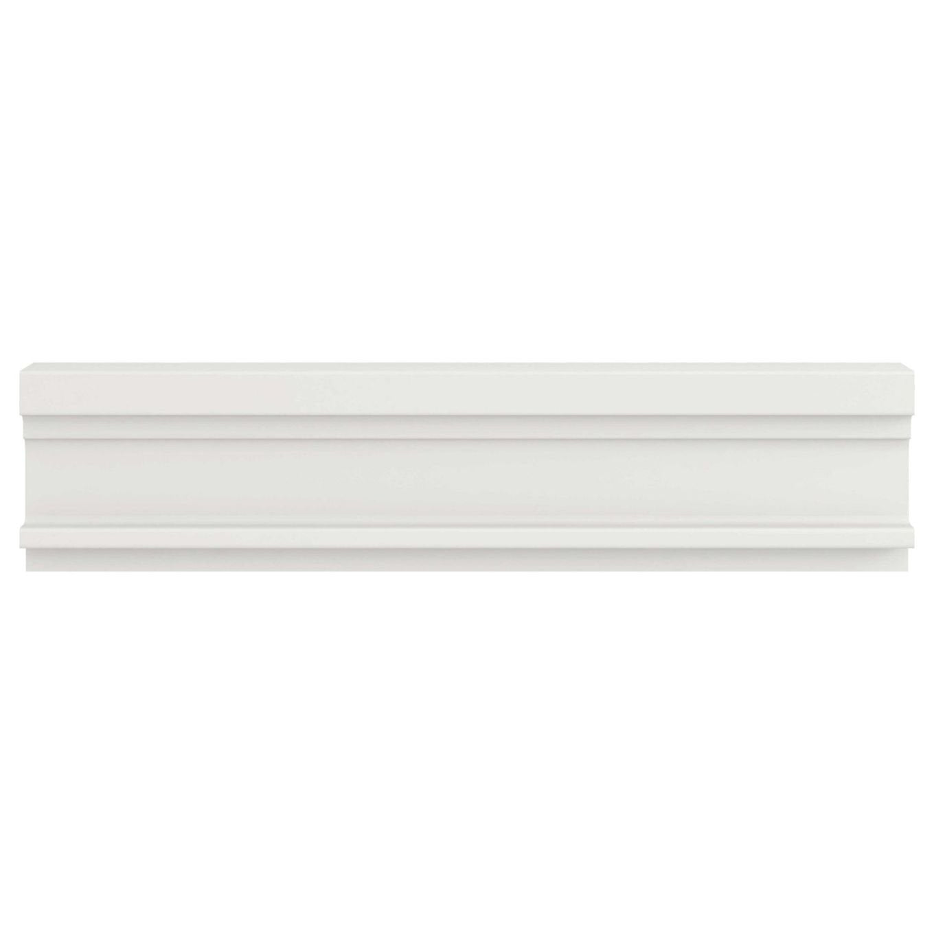 Braxton Etereo White Matt Ceramic Border Tile 75x300mm