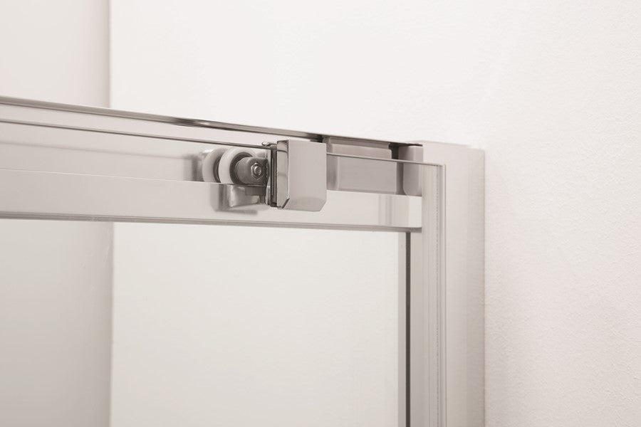 Clear 6 Quadrant Double Doors