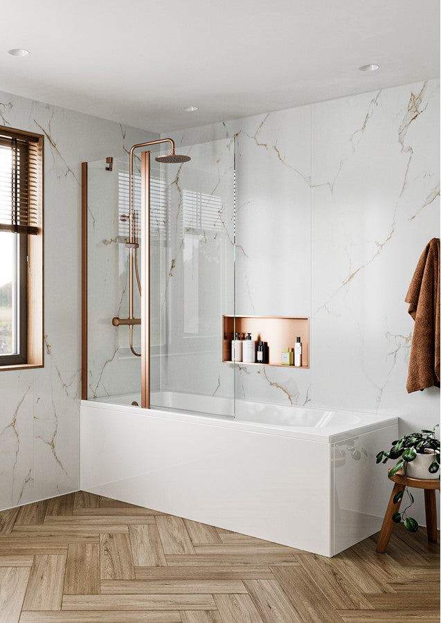 Clear 6 Double Bath Screen