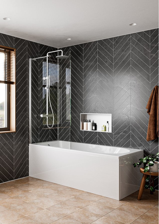 Clear 6 Fixed Bath Screen