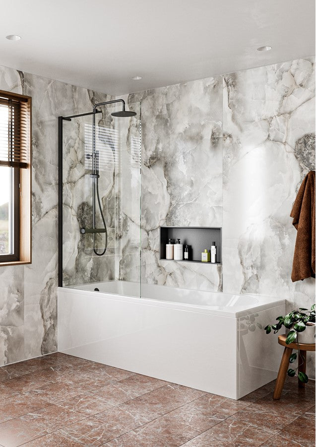 Clear 6 Fixed Bath Screen
