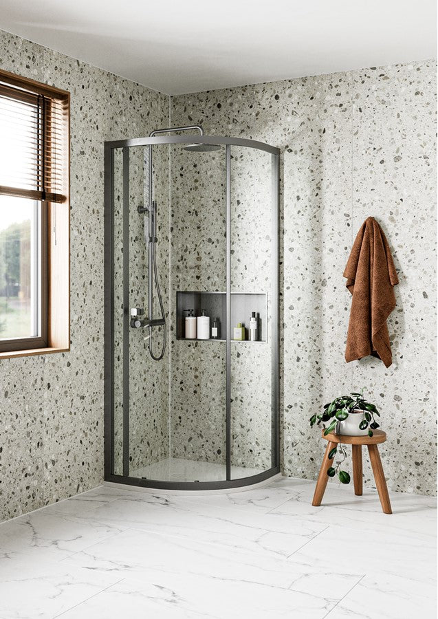 Clear 6 Quadrant Single Door