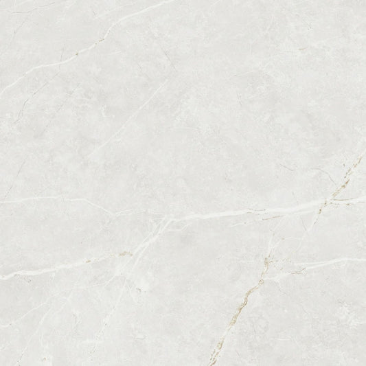 Enigma White Matt Porcelain Tile 600x600mm