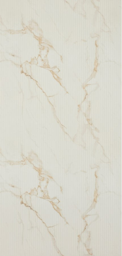 Fluted Marble Waterproof Core Laminate Wall Panel