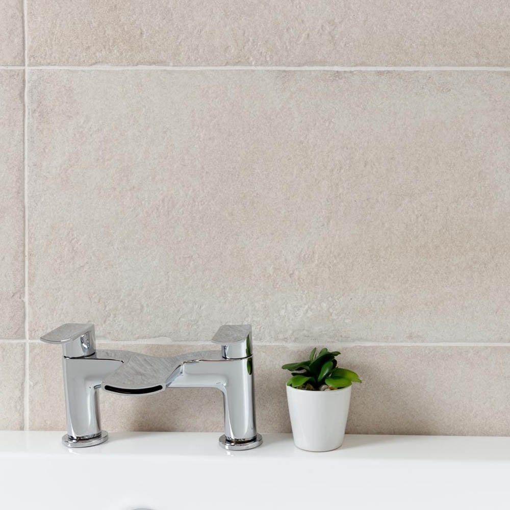 Porta Ivory Porcelain Stone Effect Tile 300x600mm