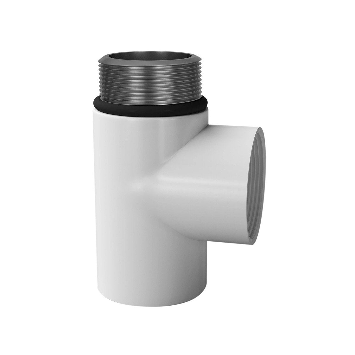White Radiator T-Piece