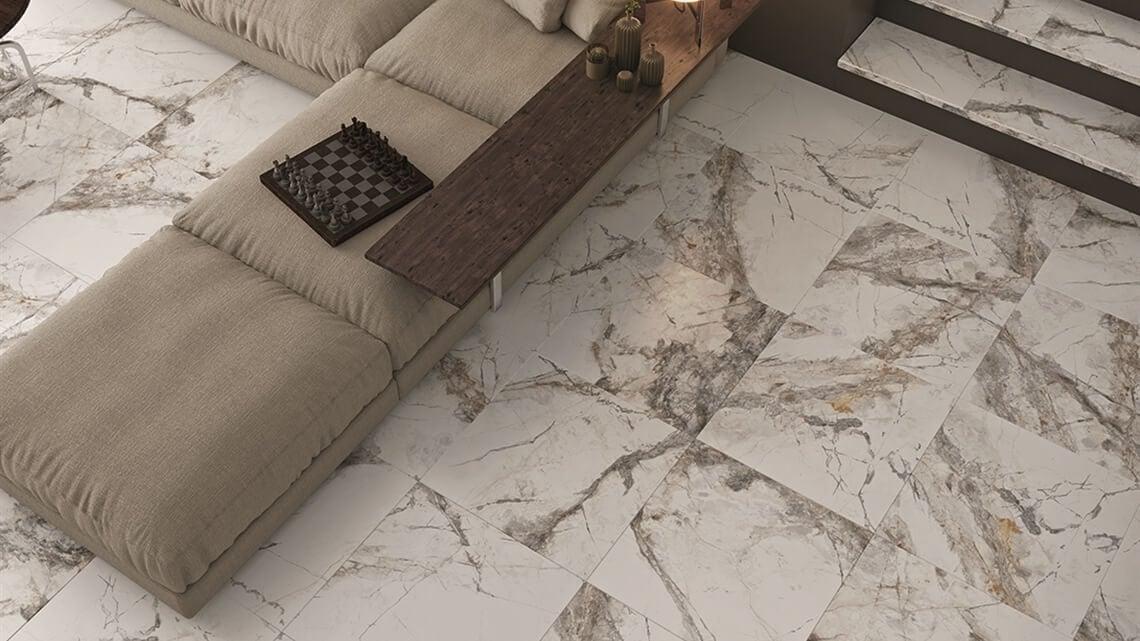Fabulosa™ Marble Matt Porcelain Tile 600x600mm