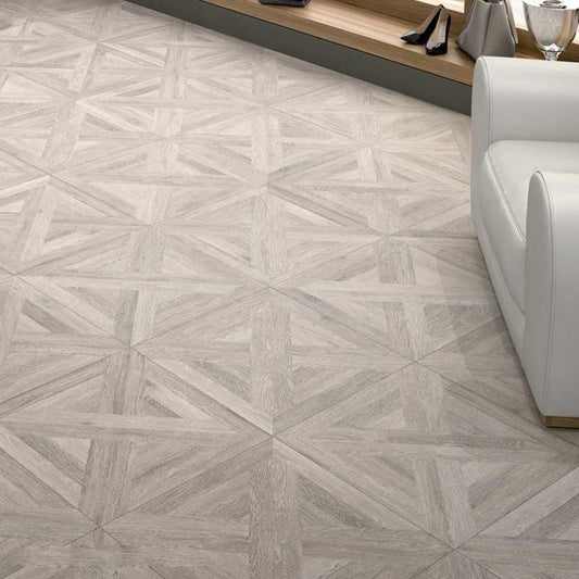 Parker Mercury Wood Effect Matt Porcelain Tile 590x590mm