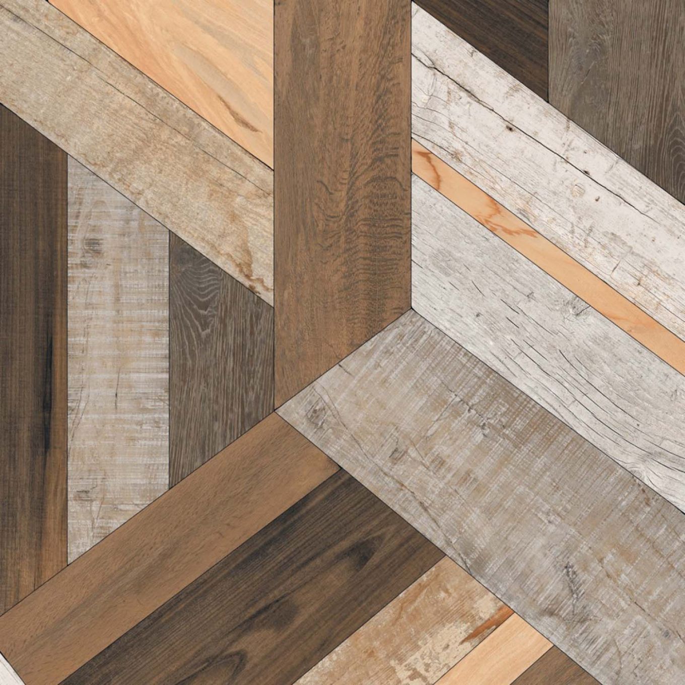 Laenor Multicolour Matt Porcelain Tile 800x800mm