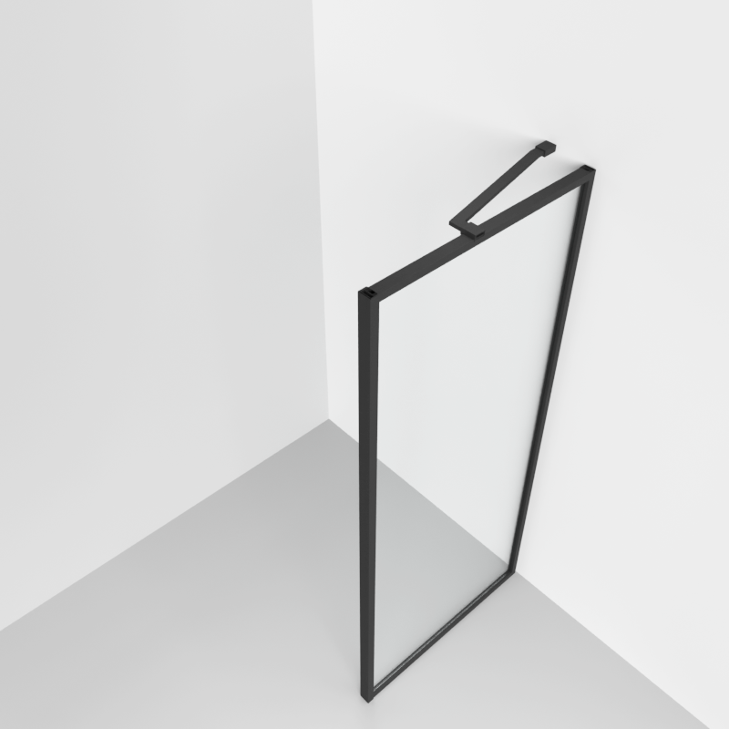 Amien Brushed Gold Shower Screen Angled Support Bar 480mm