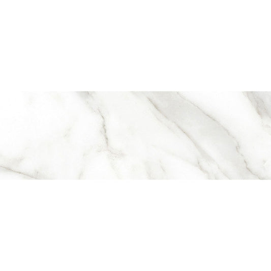 Marbella Calacatta Gloss Porcelain Brick Tile 300x100mm
