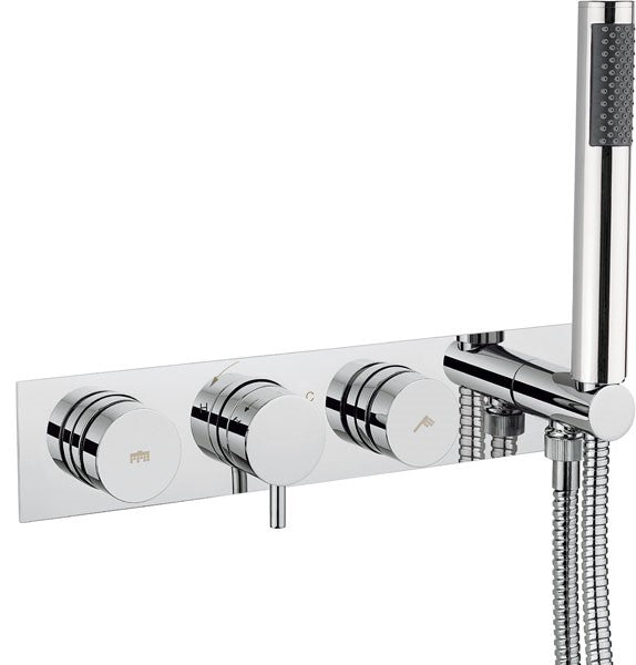 Dial Kai Lever Trim Thermostatic Shower Valve with 2 Way Diverter & Handset