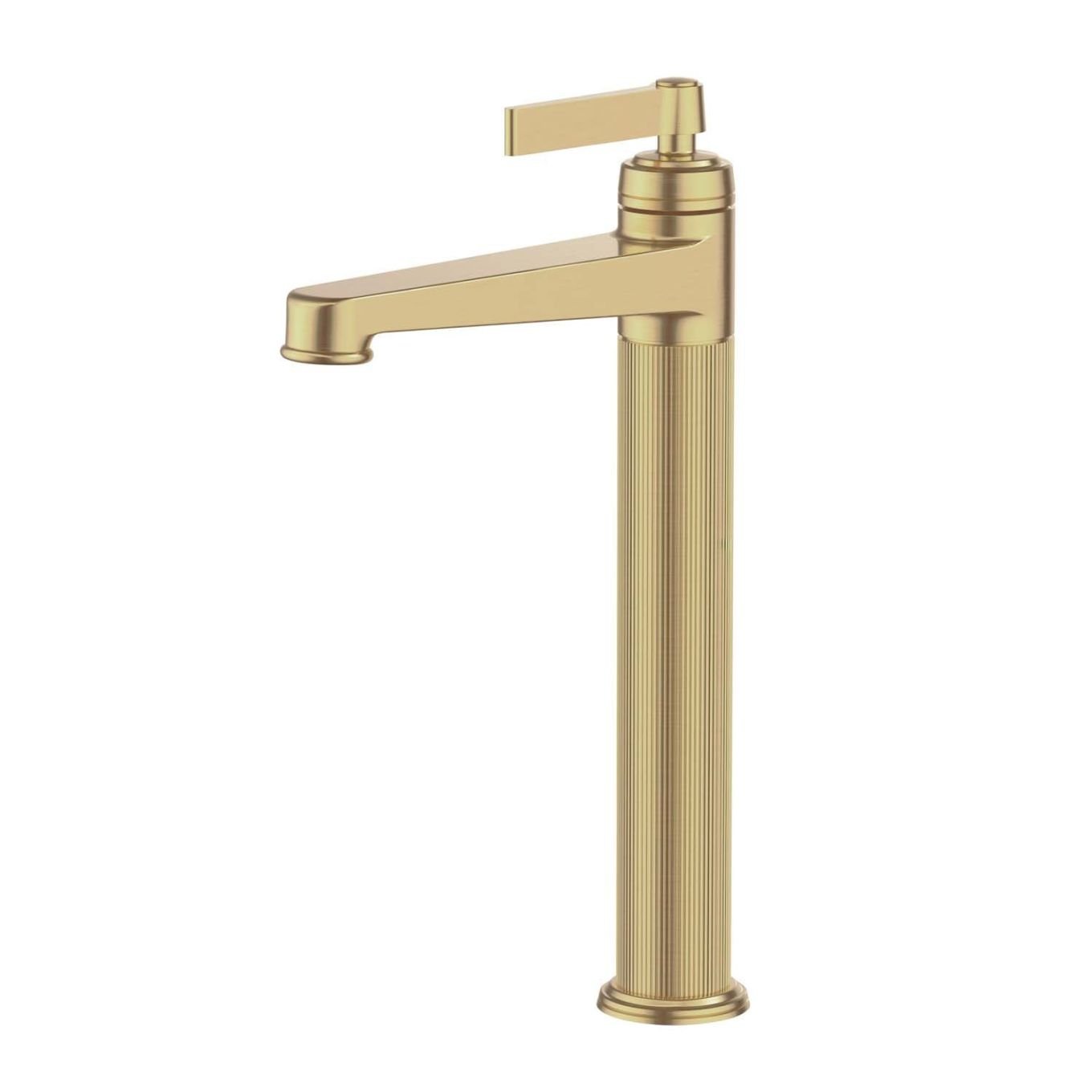 Downton Brushed Gold Tall Basin Mono Tap