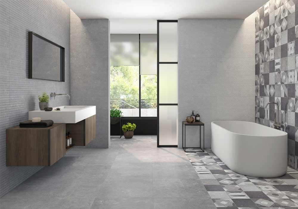 Rock Ash Matt Porcelain Tile 600x600mm