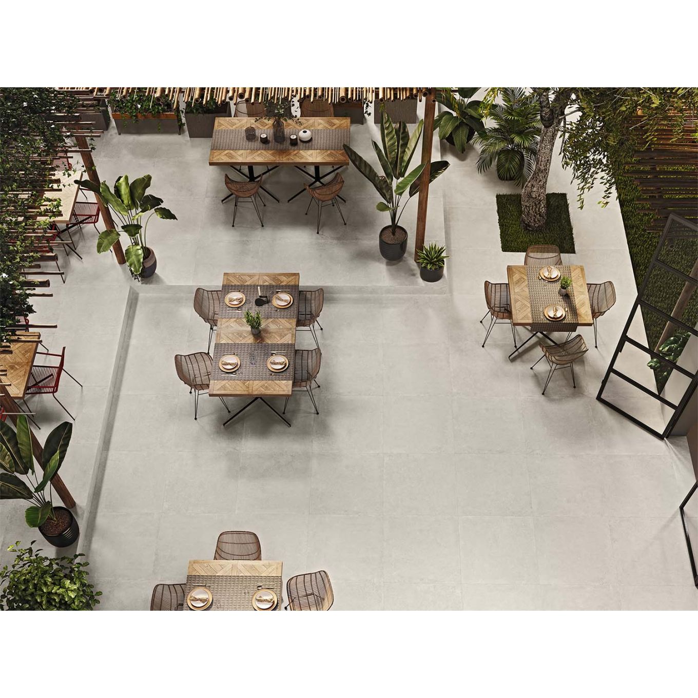 Reno Marfil Matt Porcelain Tile 900x900mm