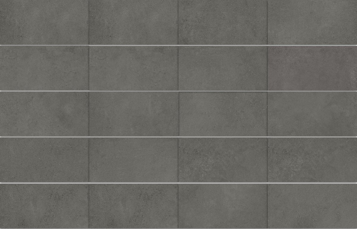 Hamburg Graphite Matt Porcelain Tile 300x600mm