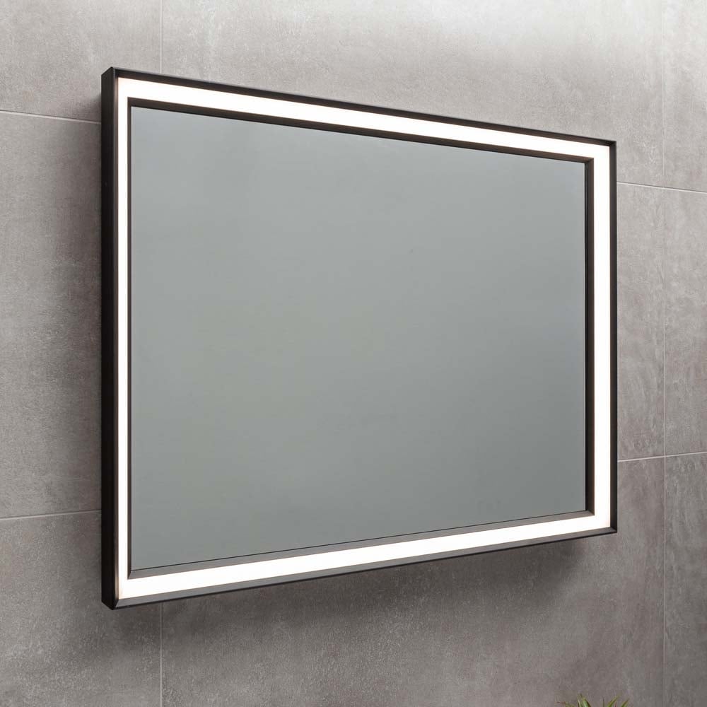 Adison Black Framed LED Backlit Mirror 700x1000mm