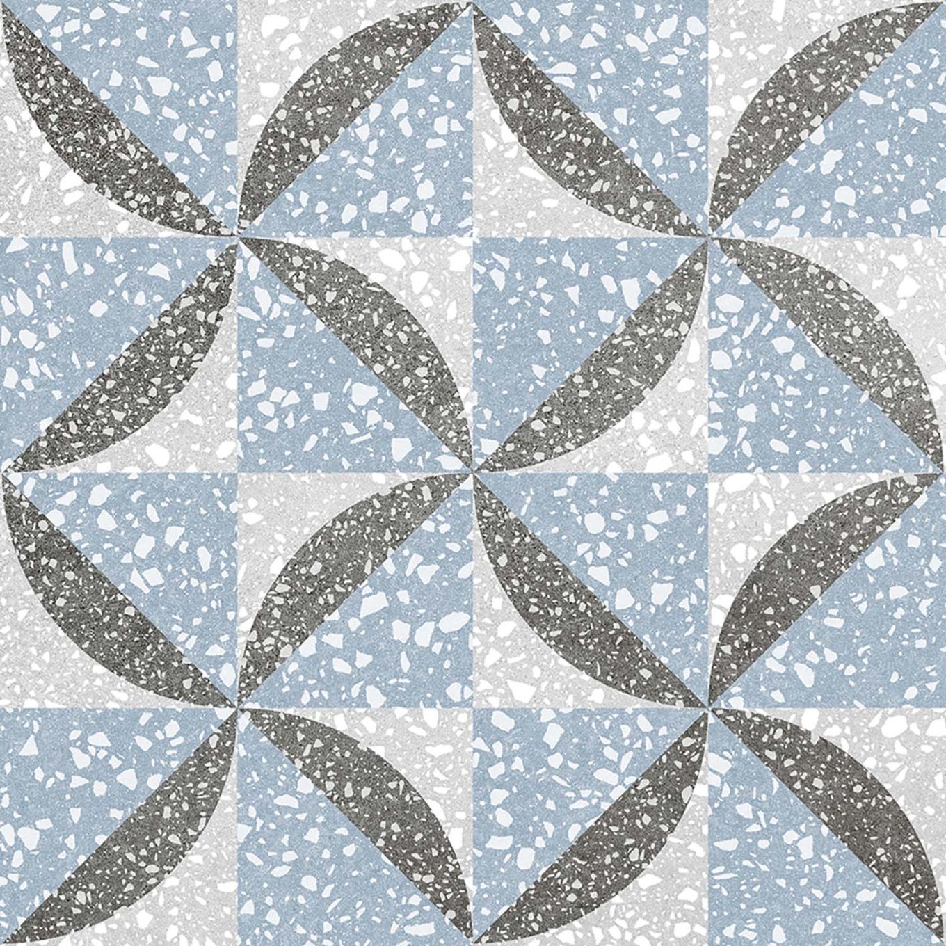 Saint-Denis Azul Matt Porcelain Tile 250x250mm