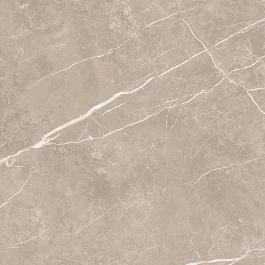 Enigma Greige Matt Porcelain Tile 600x600mm