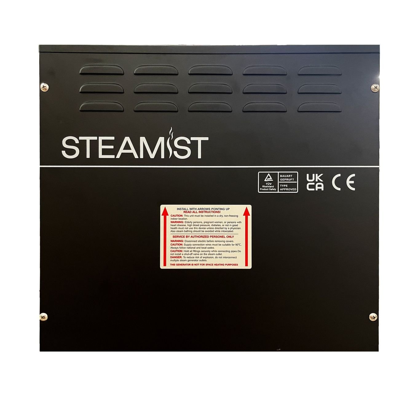 Steamist 9kw Steam Generator with Controller and Brushed Gold Steam Outlet