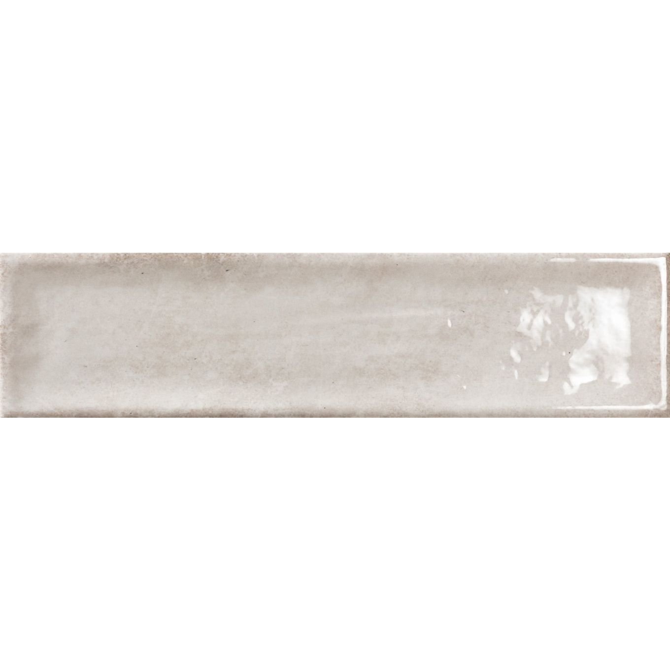 Navajo Gris Gloss Ceramic Brick Tile 75x300mm