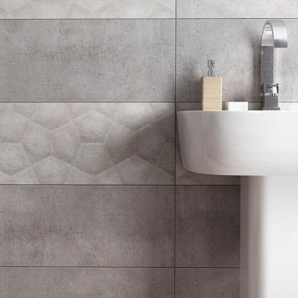 Moonlight Grey Ceramic Tile 250x750mm