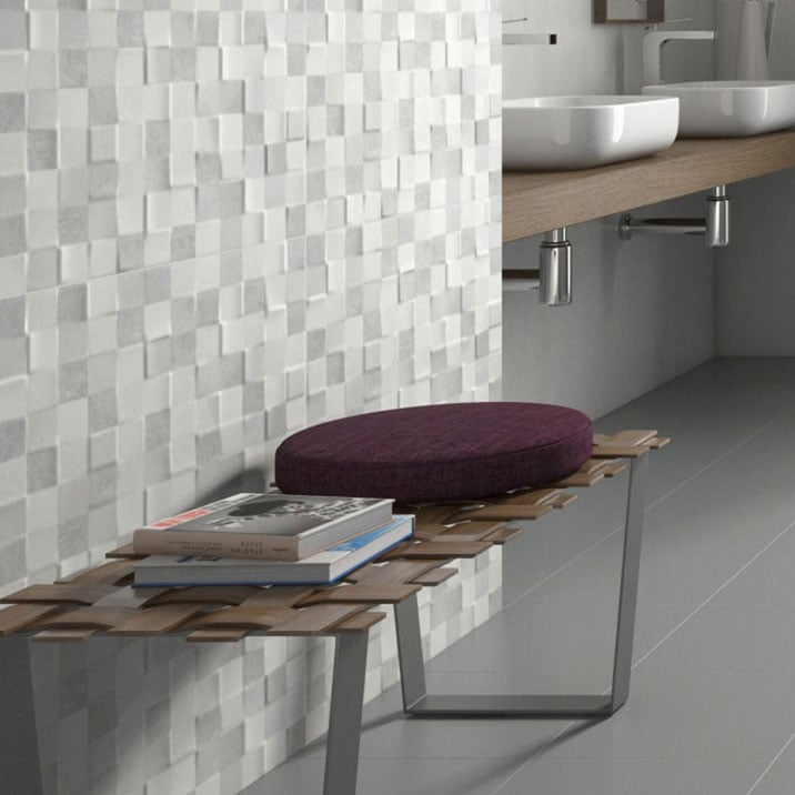 Studis Gris Mosaic Ceramic Tile 330x550mm