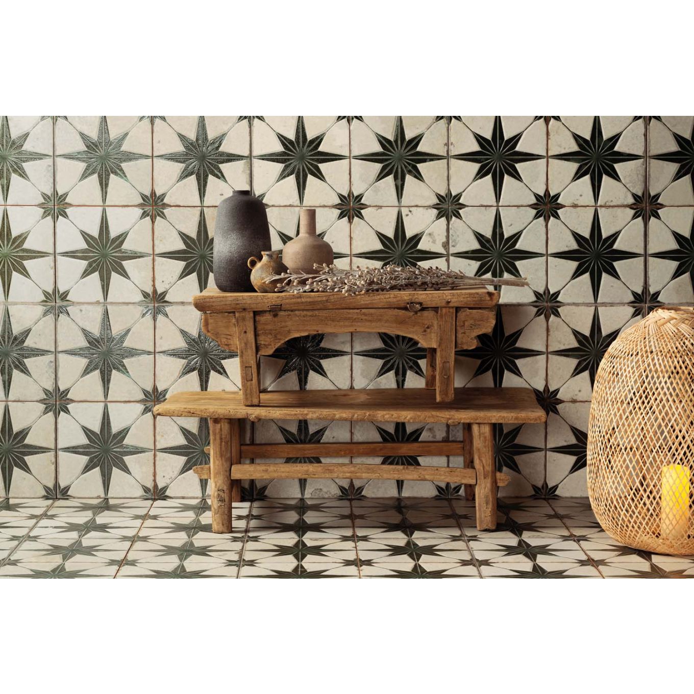 Hades Star Sage Lappato Ceramic Tile 450x450mm