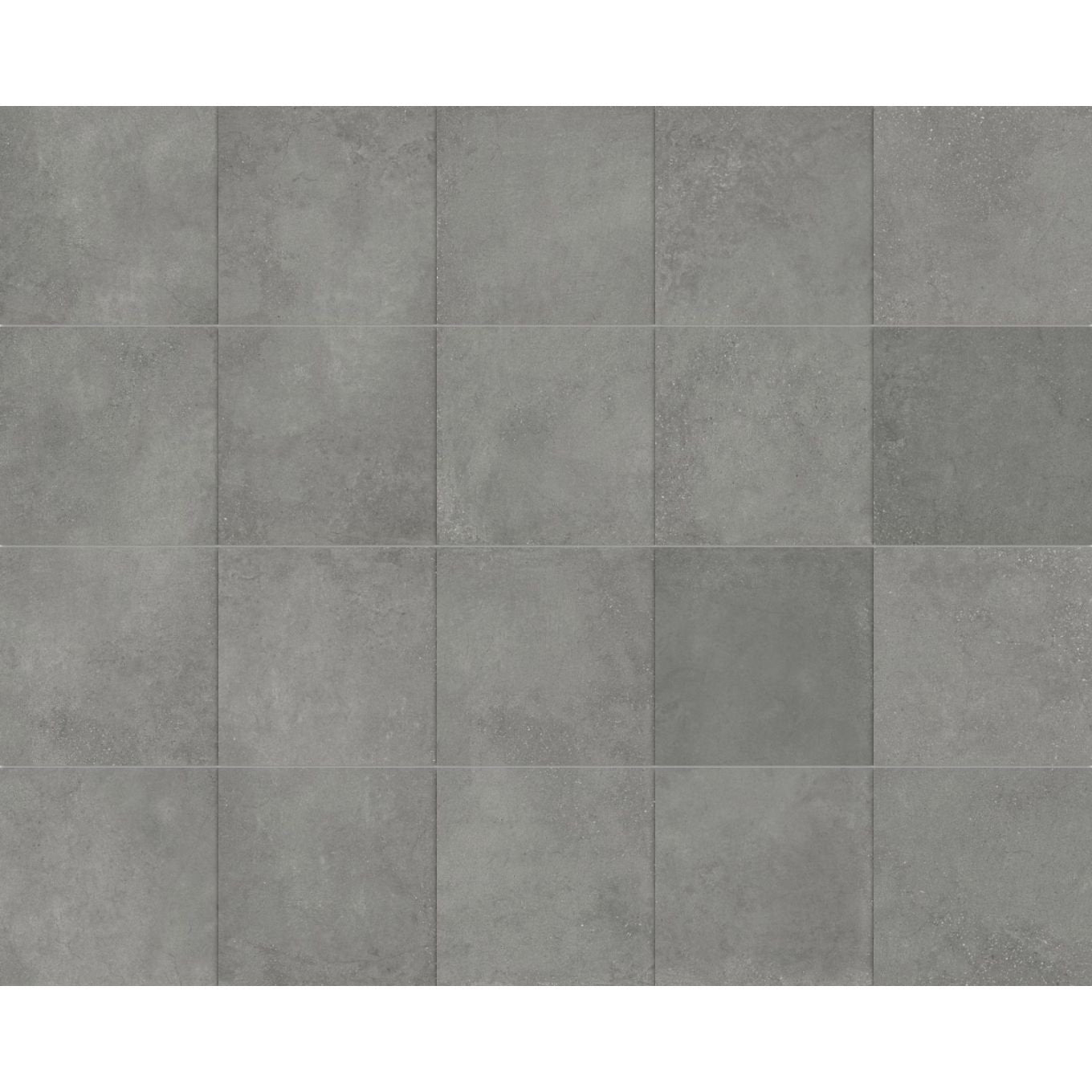 Hamburg Grey Matt Porcelain Tile 600x600mm