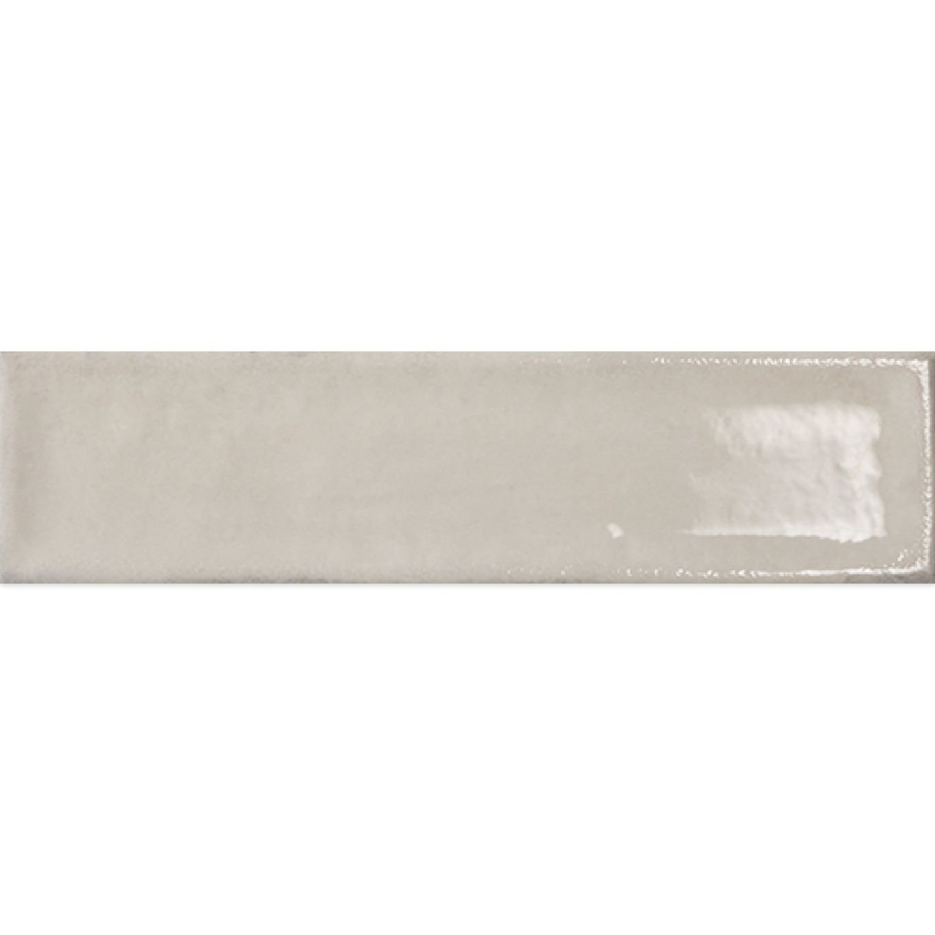 Inca Blanco White Glossy Ceramic Brick Tile 75x300mm