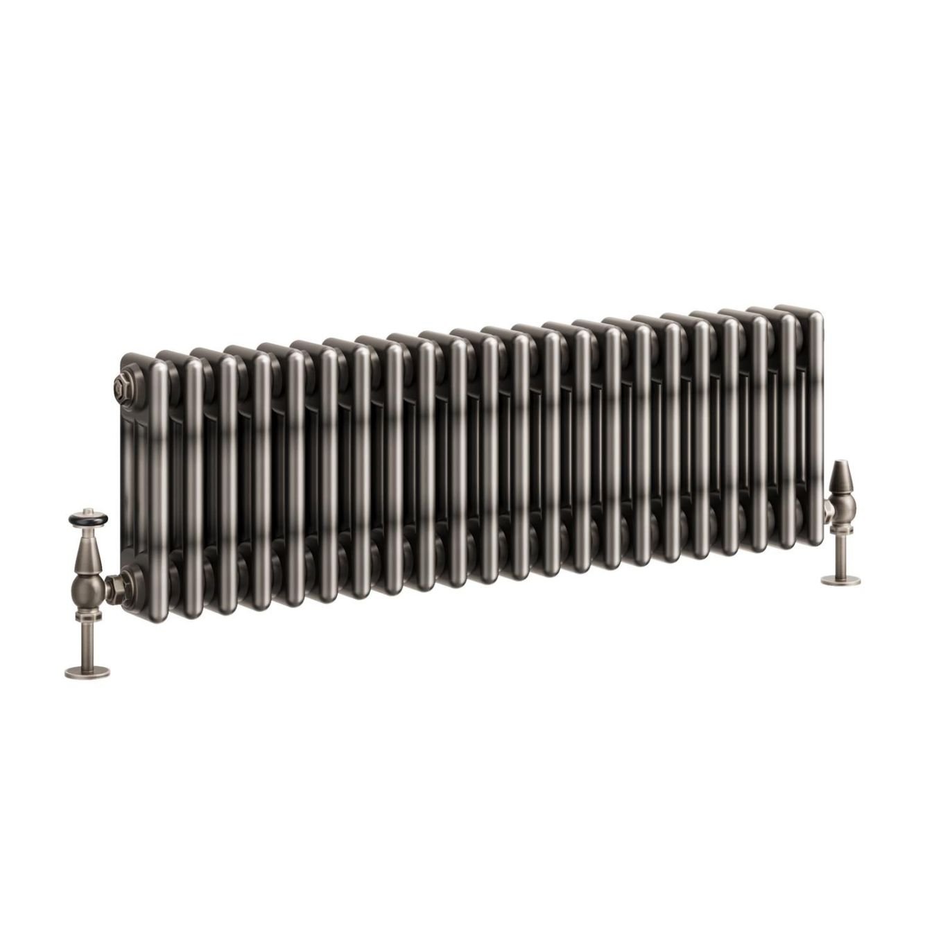 Clement Raw Metal Triple Horizontal Column Radiator 300x1010mm