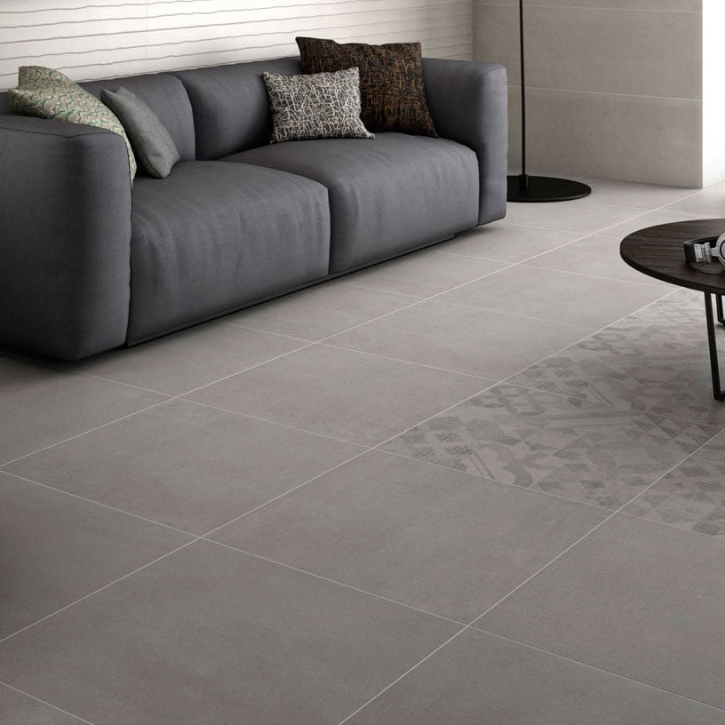 Moonlight Grey Rectified Ceramic Floor Tile 600x600mm