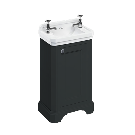 Cloakroom Basin Unit with Door