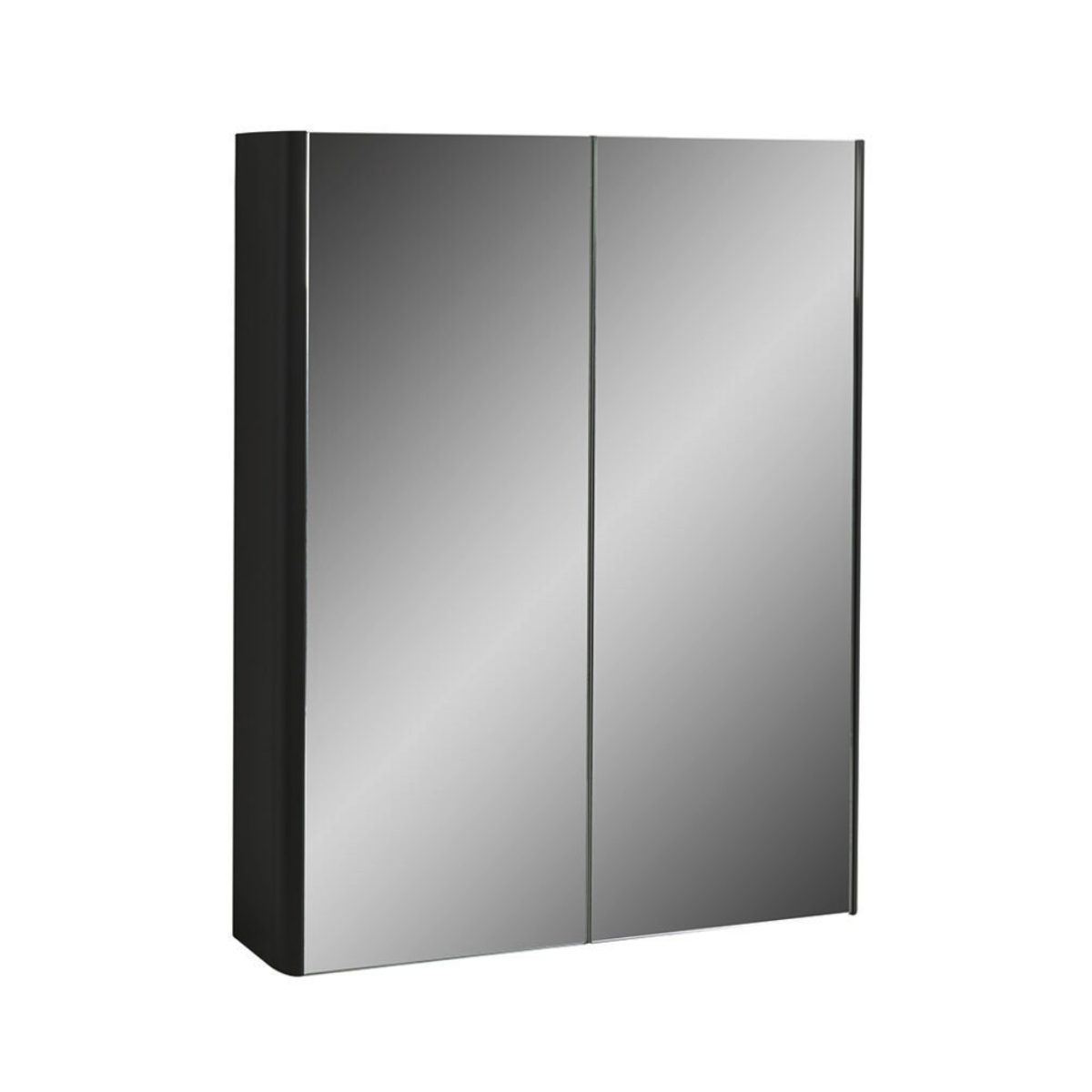 Elegant Haven Fife 800mm 2 Door Matt Slate Bathroom Mirror Cabinet