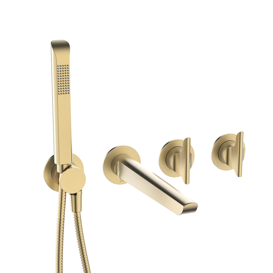 Foile Module 2 Outlet 2 Handle Shower Valve, Bath Spout & Handset