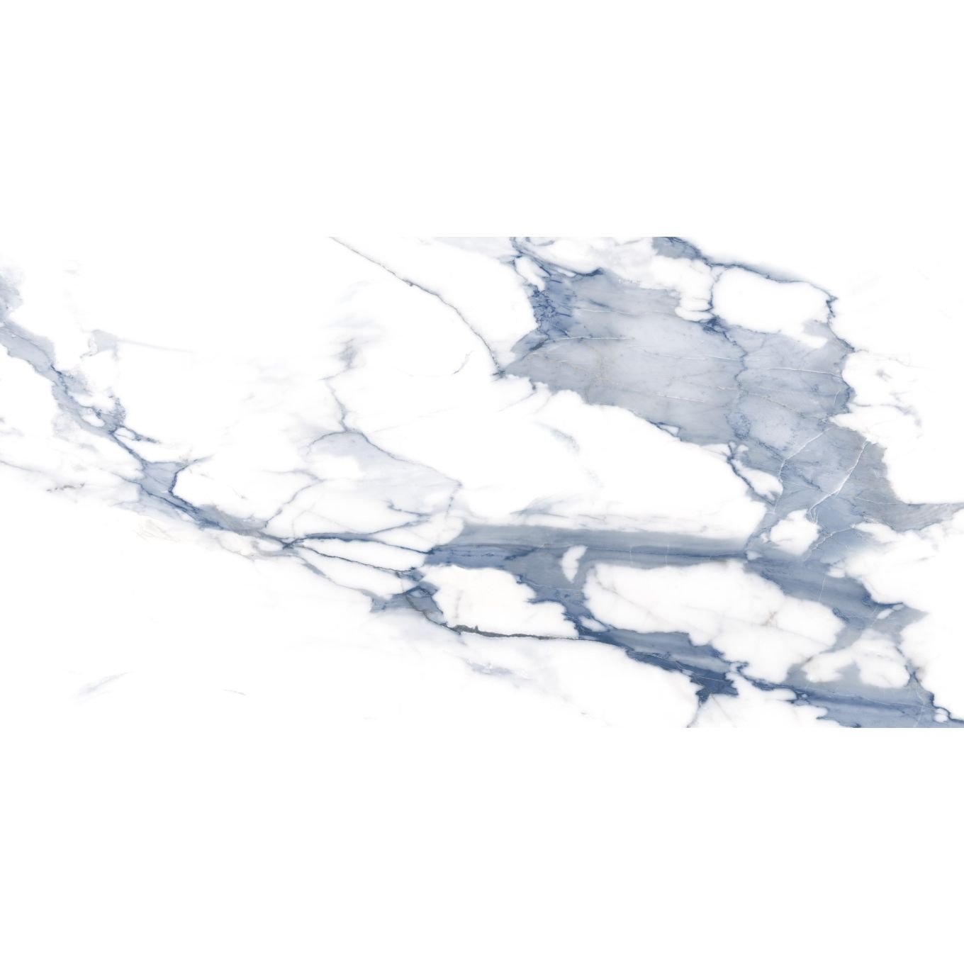Stockholm Blue Matt Porcelain Tile 1200x600mm