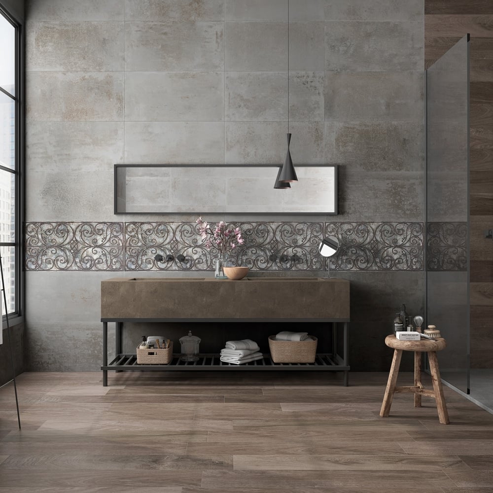 Fontana Gris Porcelain Tile 450x900mm
