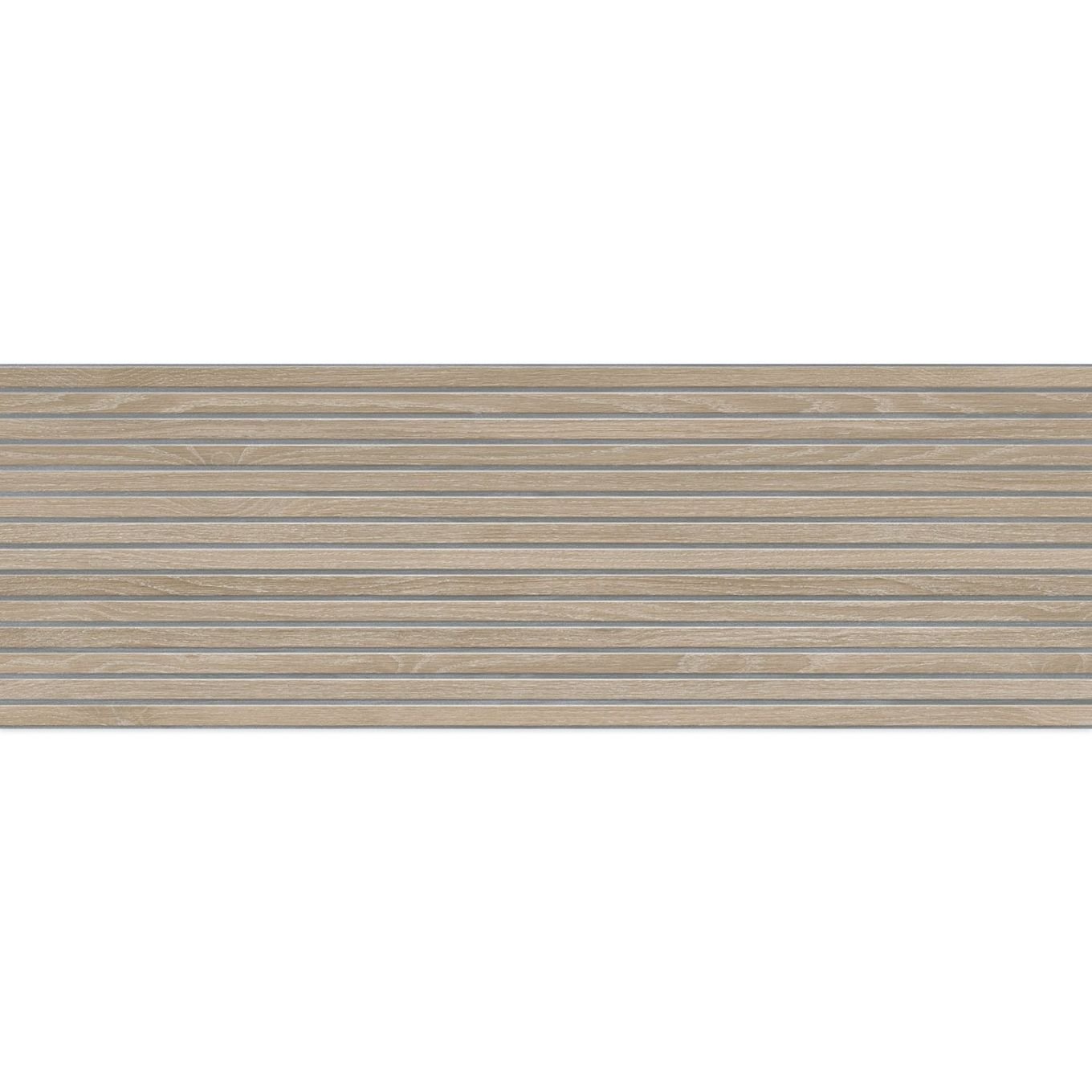 Madera Decor Haya Matt Ceramic Slatted Wood Tile 1200x400mm