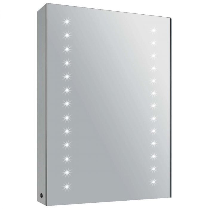 Apollo LED Mirrored Wall Cabinet 500x700mm