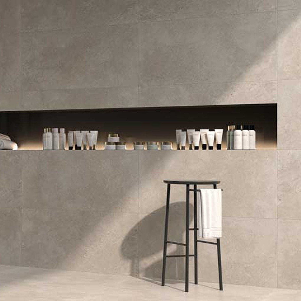 Rodea Beige Rectified Porcelain Tile 450x900mm