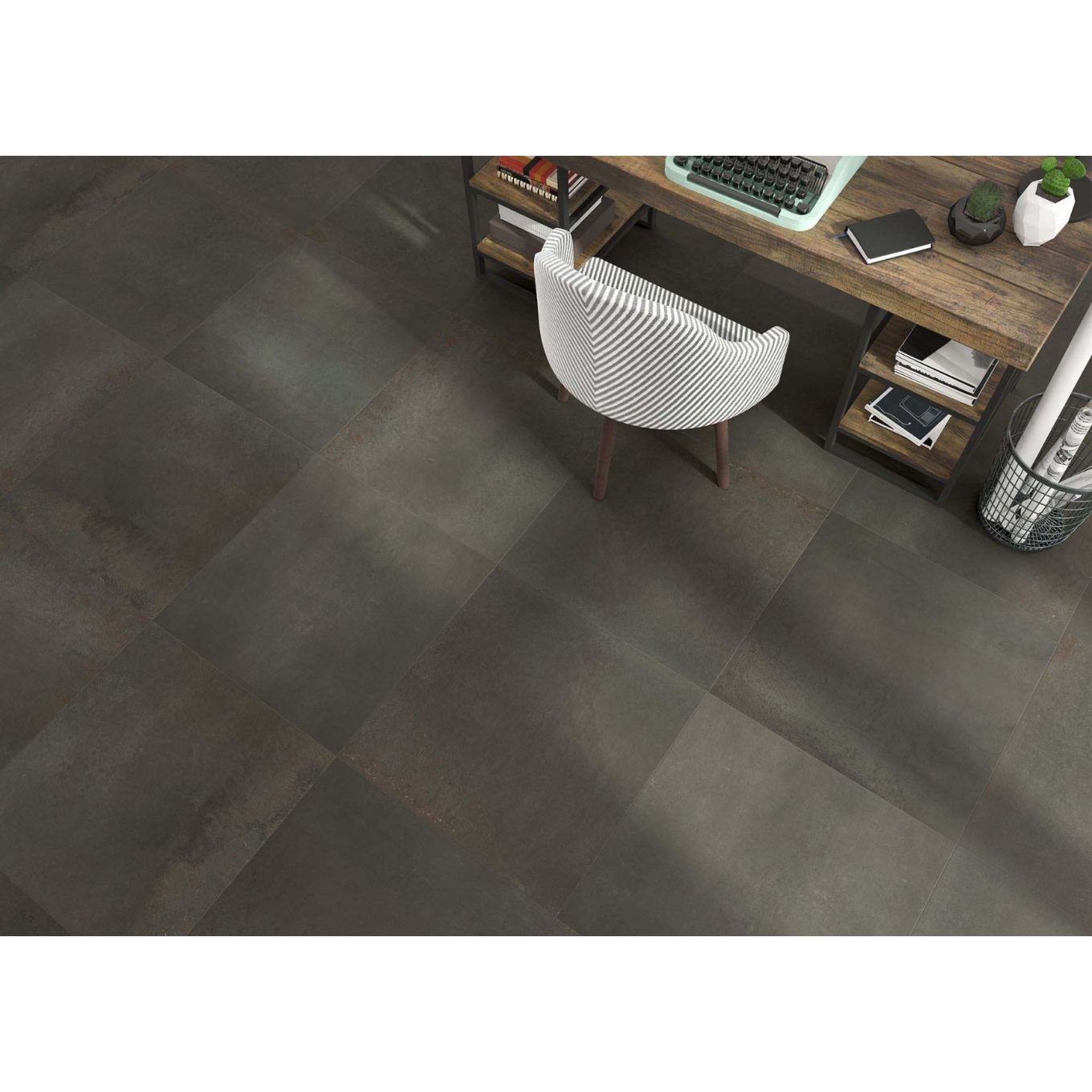Forge Grafito Porcelain Tile 600x600mm