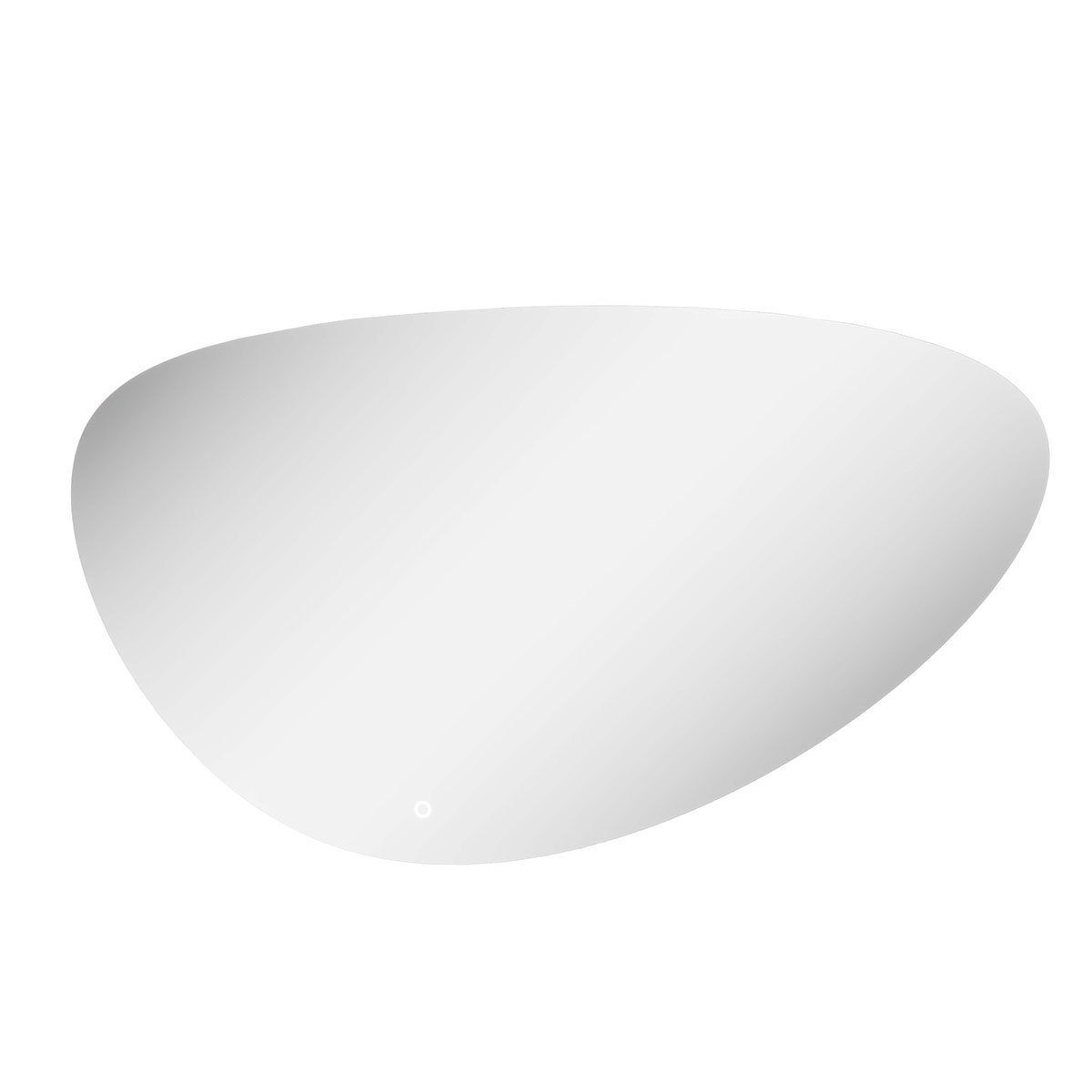 Ivy Backlit LED Illuminated Pebble Mirror 1200x687mm