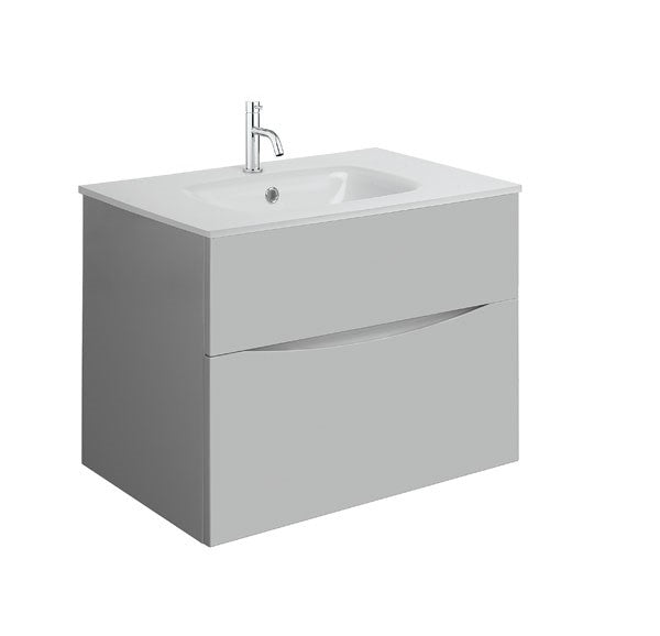 Glide II 700 Unit & Ice White Glass Basin