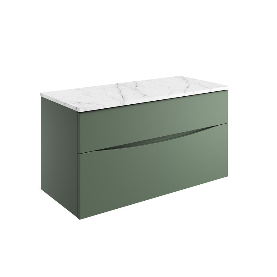 Glide II 1000 Unit & Marble Effect Worktop