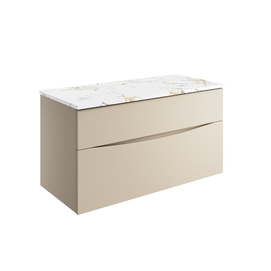 Glide II 1000 Unit with Gold Vein Estatuario Worktop