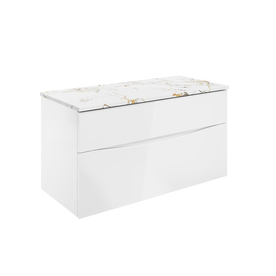 Glide II 1000 Unit with Gold Vein Estatuario Worktop