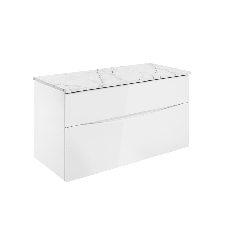 Glide II 1000 Unit & Marble Effect Worktop