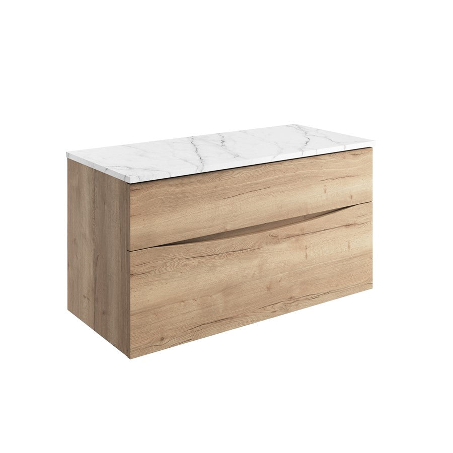 Glide II 1000 Unit & Marble Effect Worktop