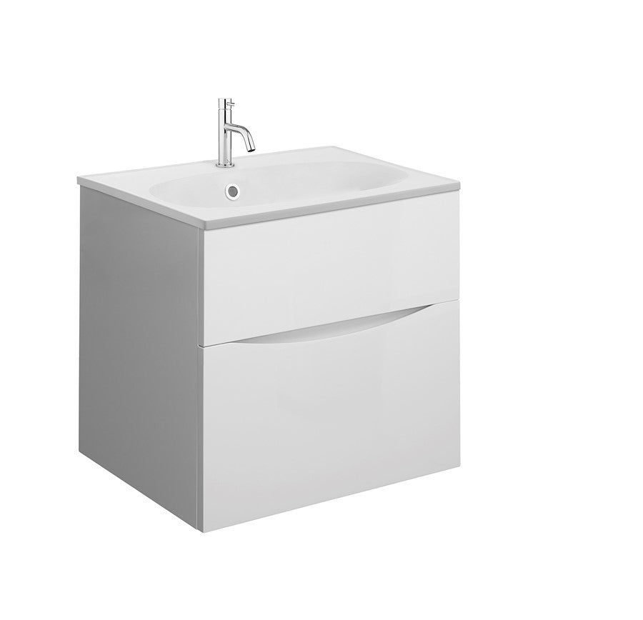 Glide II 500 Unit with Matt White Basin